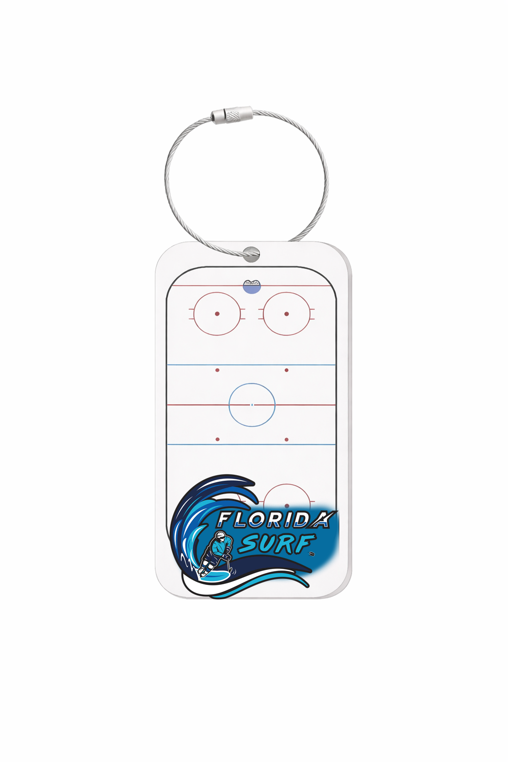 FLORIDA SURF | HOCKEY RINK LUGGAGE TAG