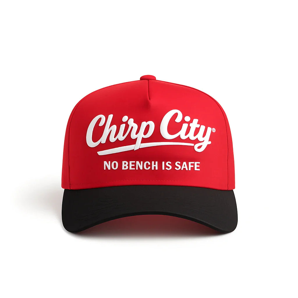 Chirp City Snapback Cap - Red