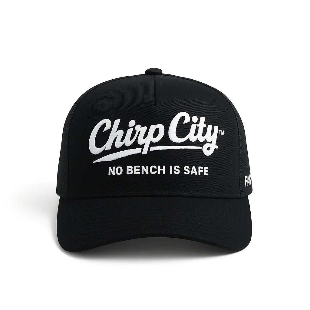 Chirp City Snapback Cap - Black